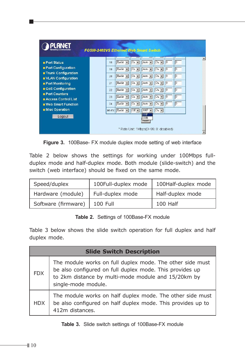 Planet Technology MII Series User Manual | Page 10 / 16