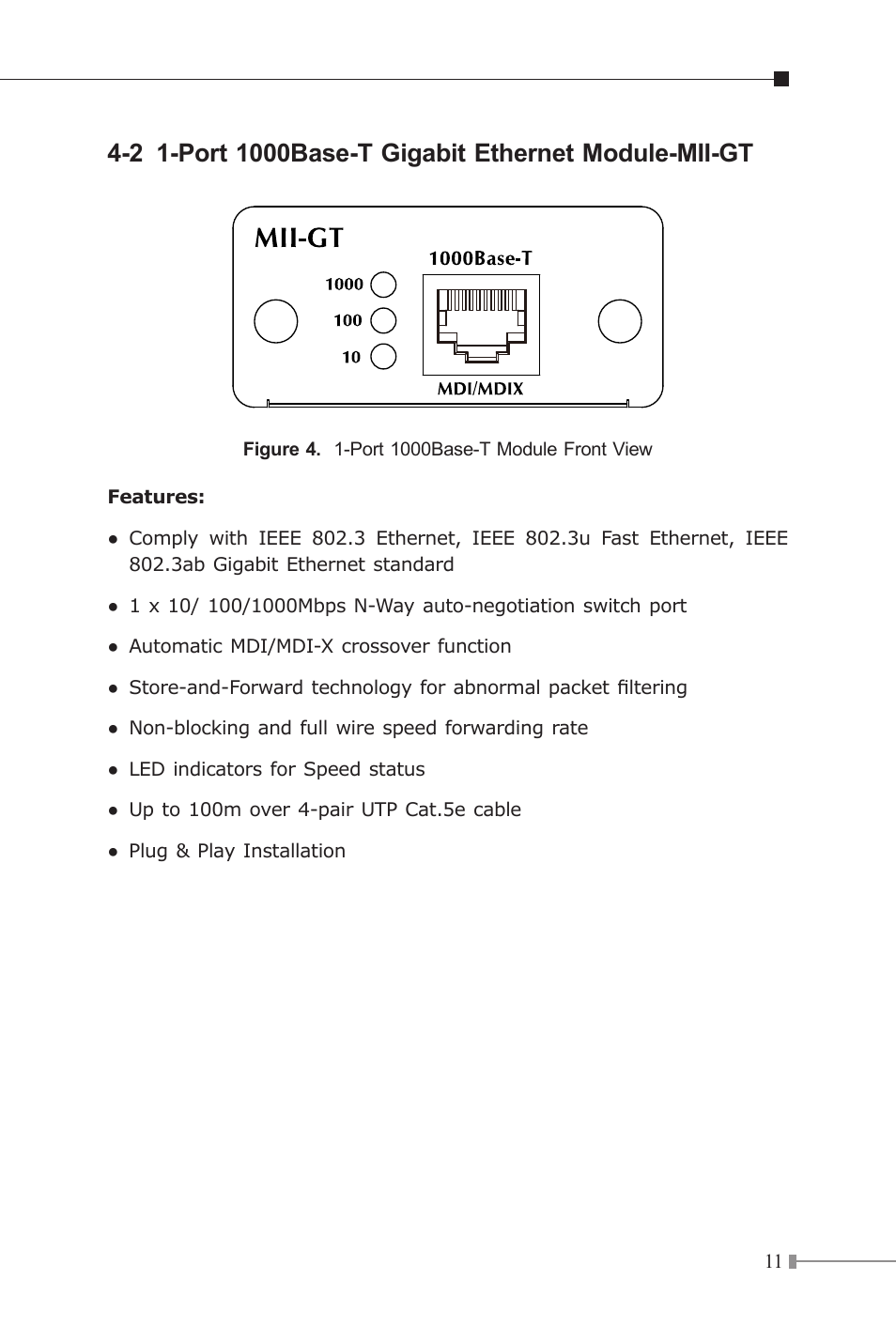 Planet Technology MII Series User Manual | Page 11 / 16