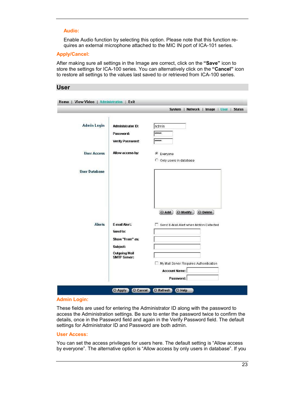 User | Planet Technology ICA-101 User Manual | Page 26 / 39