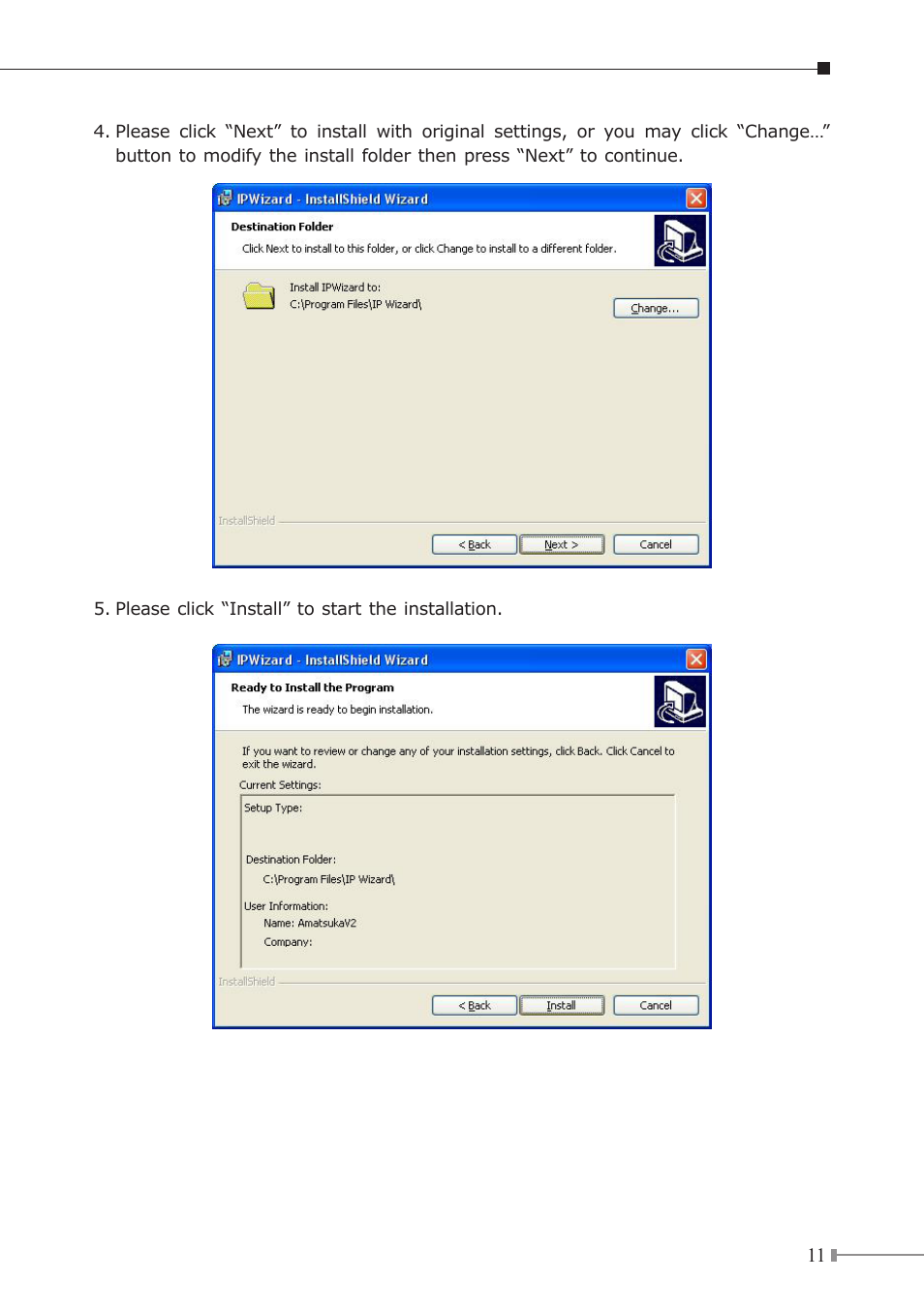 Planet Technology ICA-525 User Manual | Page 11 / 20