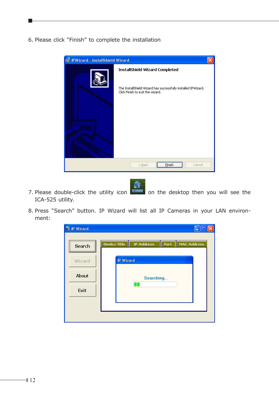 Planet Technology ICA-525 User Manual | Page 12 / 20