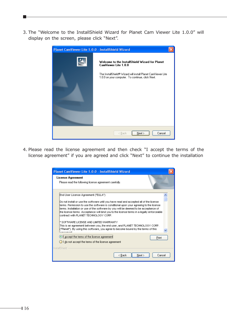 Planet Technology ICA-525 User Manual | Page 16 / 20