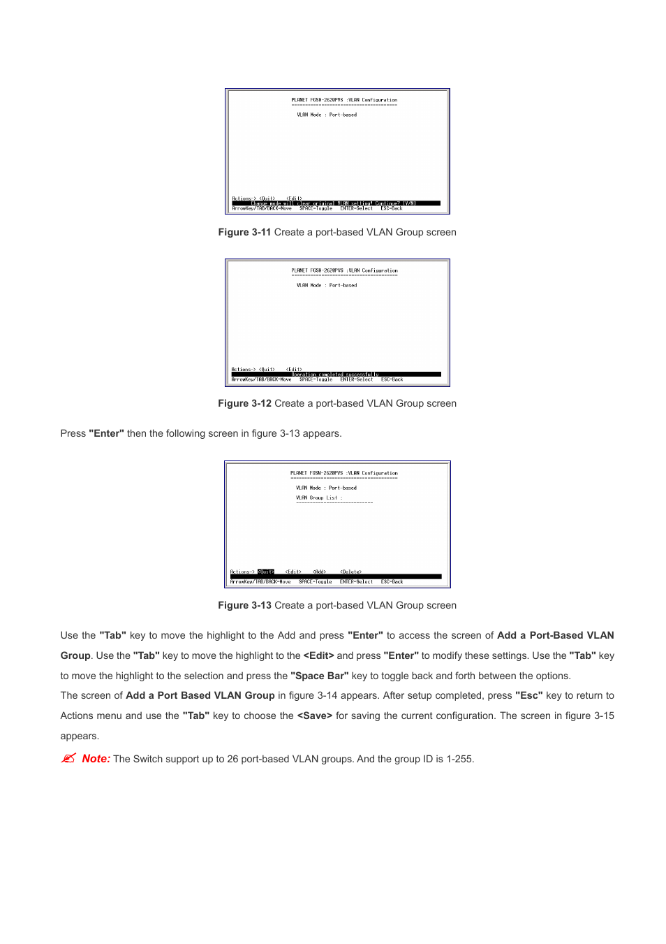 Planet Technology FGSW-2620PVS User Manual | Page 19 / 56