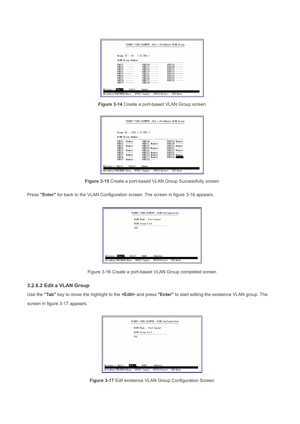 Planet Technology FGSW-2620PVS User Manual | Page 20 / 56