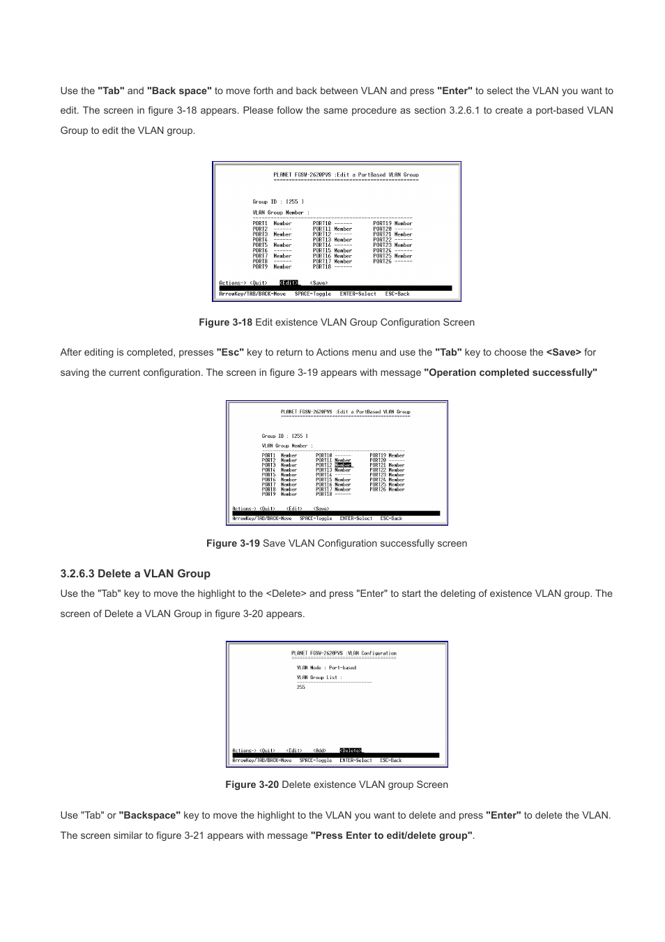 Planet Technology FGSW-2620PVS User Manual | Page 21 / 56