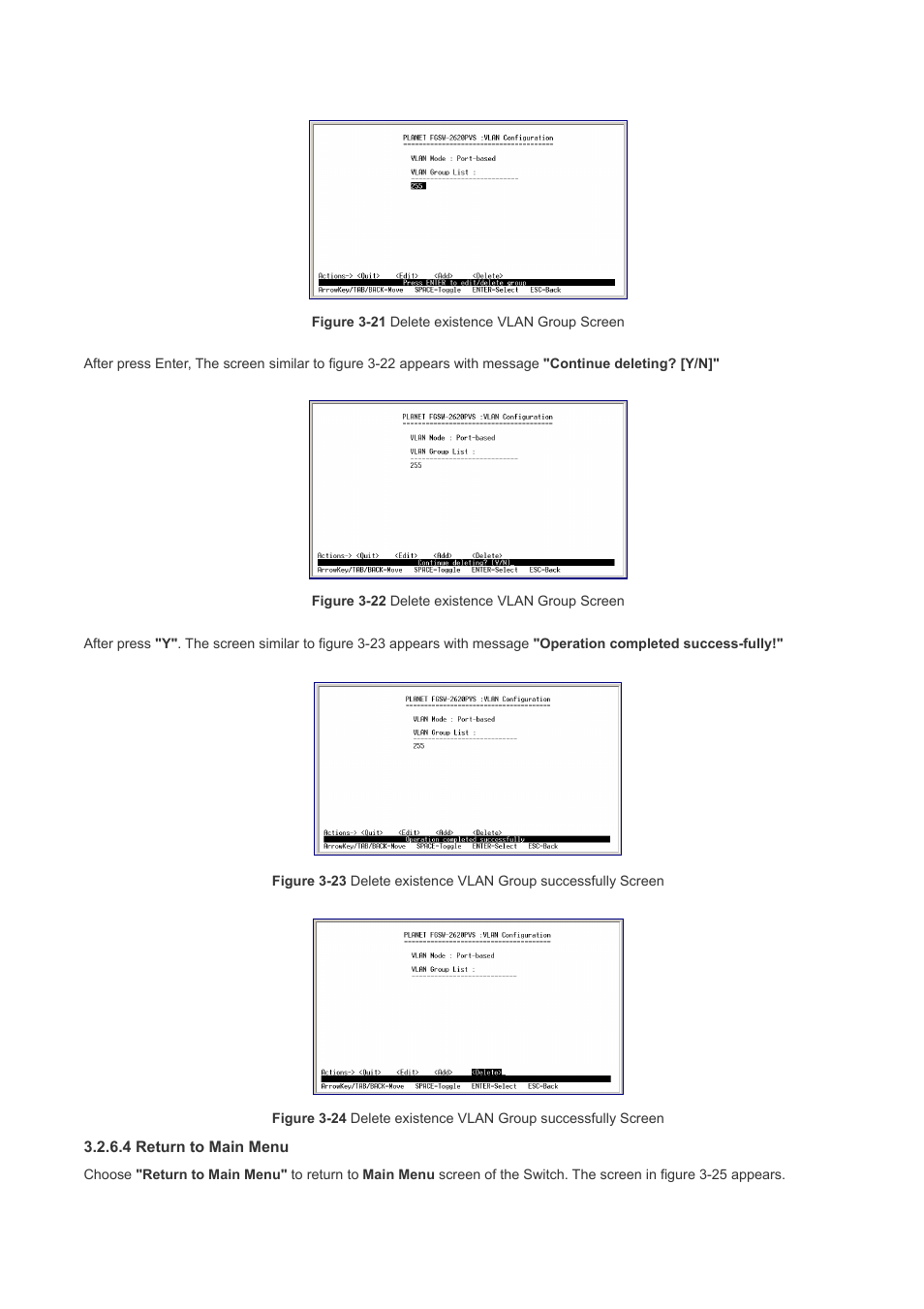 Planet Technology FGSW-2620PVS User Manual | Page 22 / 56