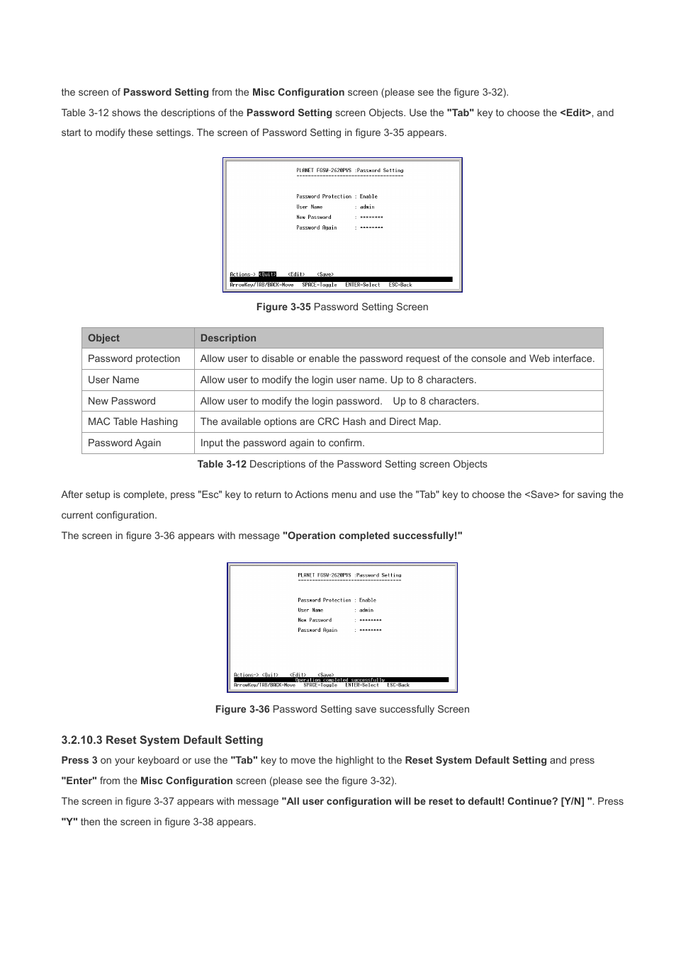 Planet Technology FGSW-2620PVS User Manual | Page 28 / 56