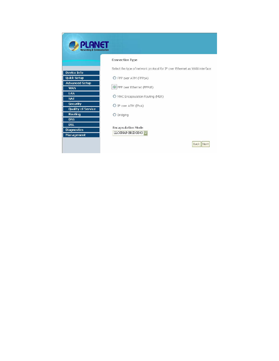 Planet Technology ADSL 2/2+ Router with USB Port ADE-3410v2 User Manual | Page 27 / 62