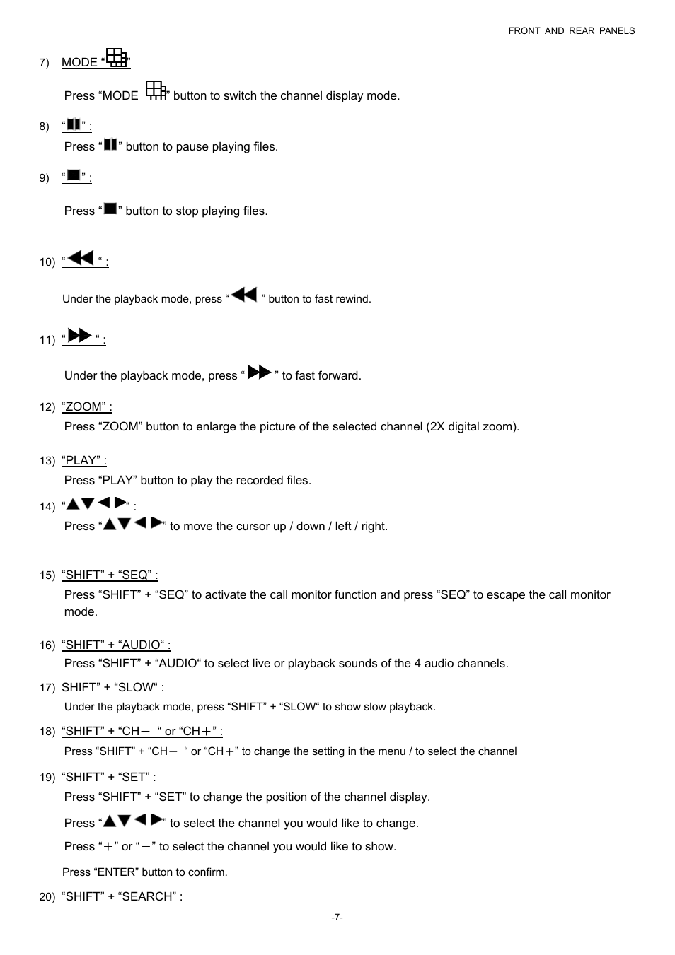 Planet Technology DVR-860 User Manual | Page 13 / 79