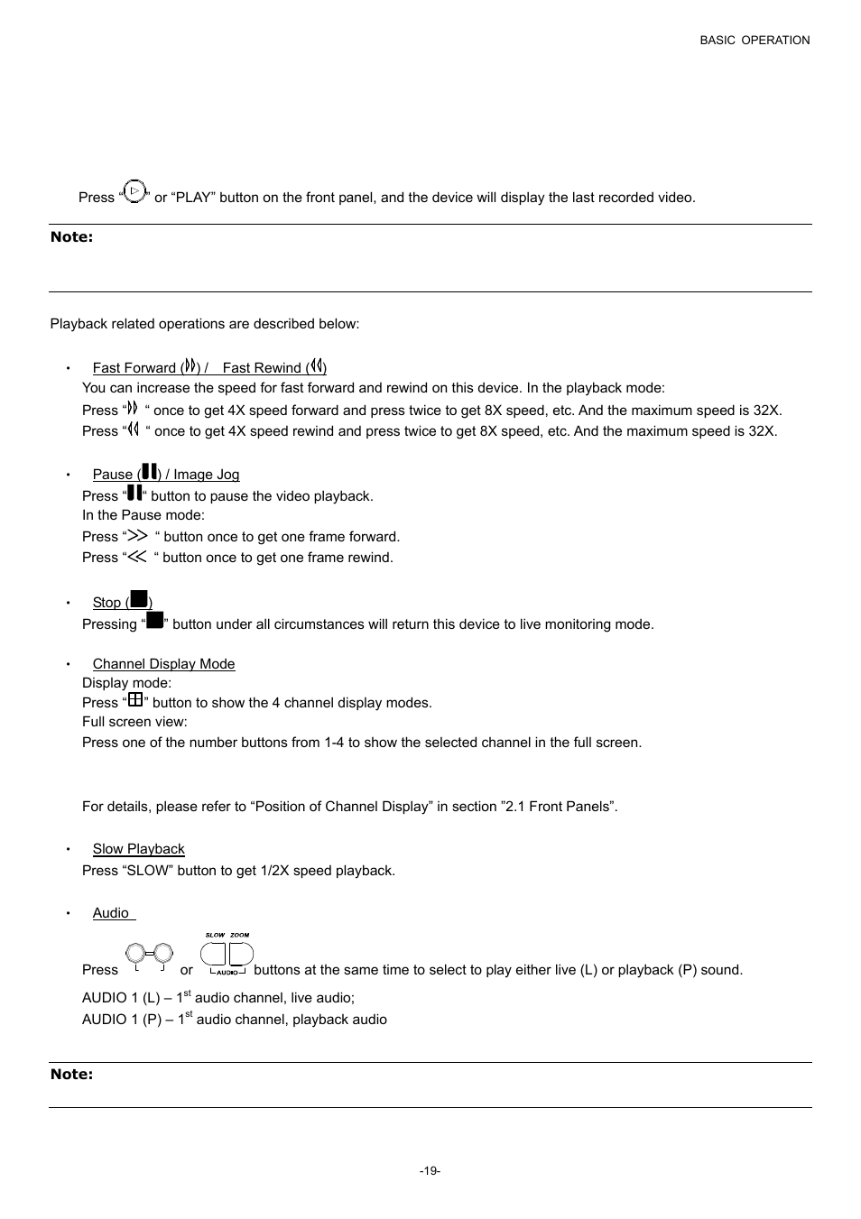 2 playback, 1 dvr-460 | Planet Technology DVR-860 User Manual | Page 25 / 79