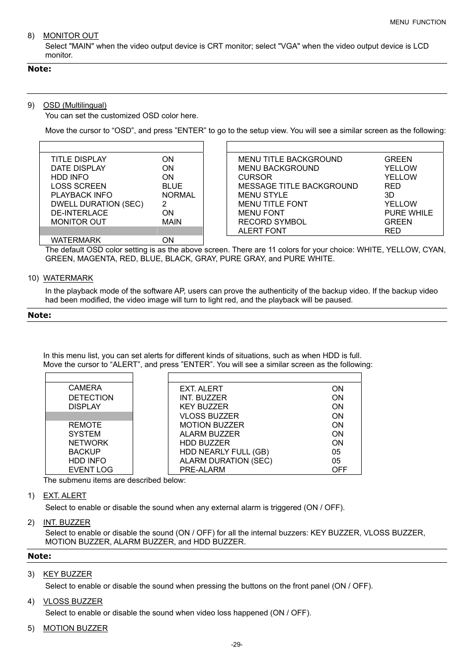 4 alert | Planet Technology DVR-860 User Manual | Page 35 / 79
