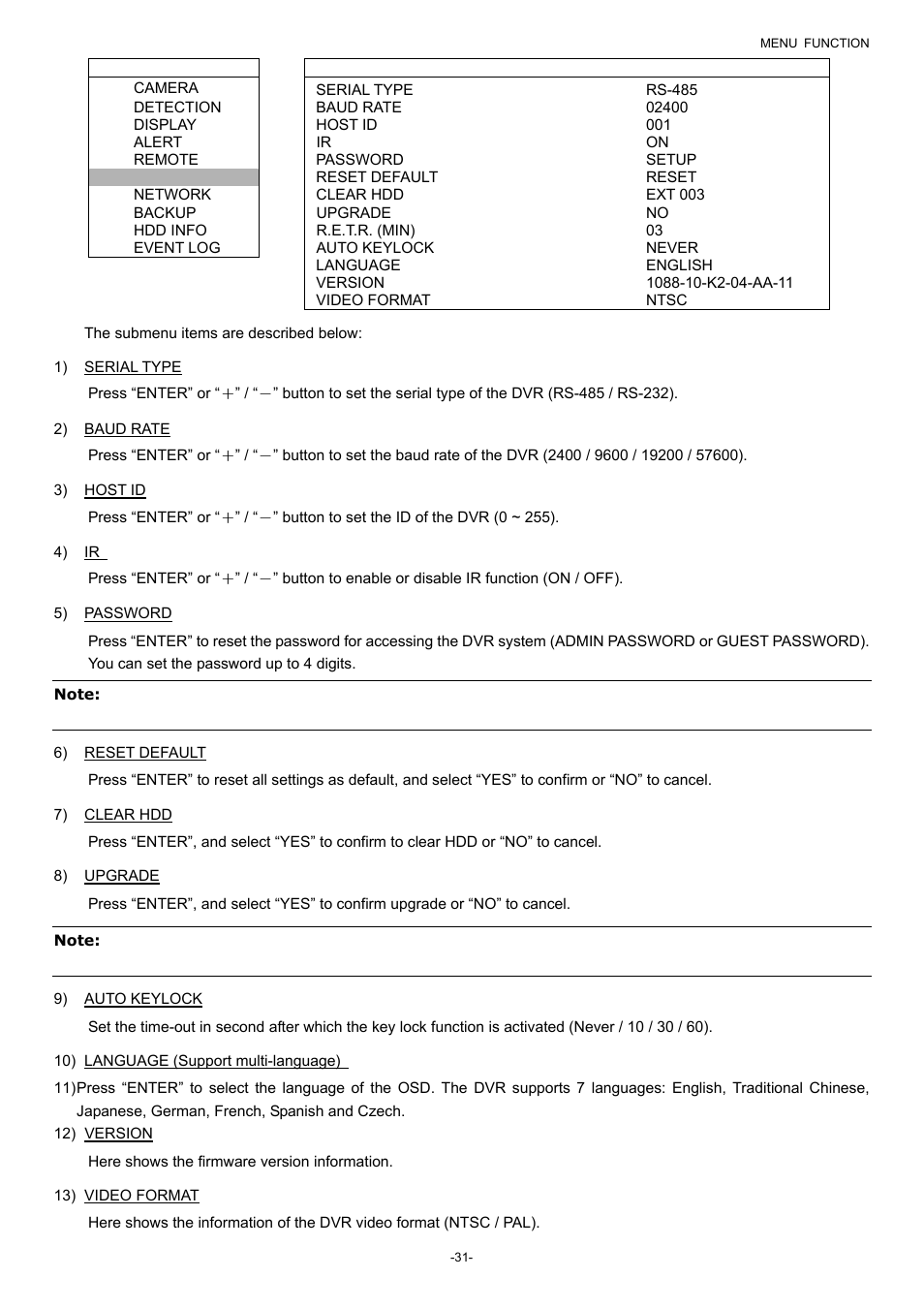 Planet Technology DVR-860 User Manual | Page 37 / 79
