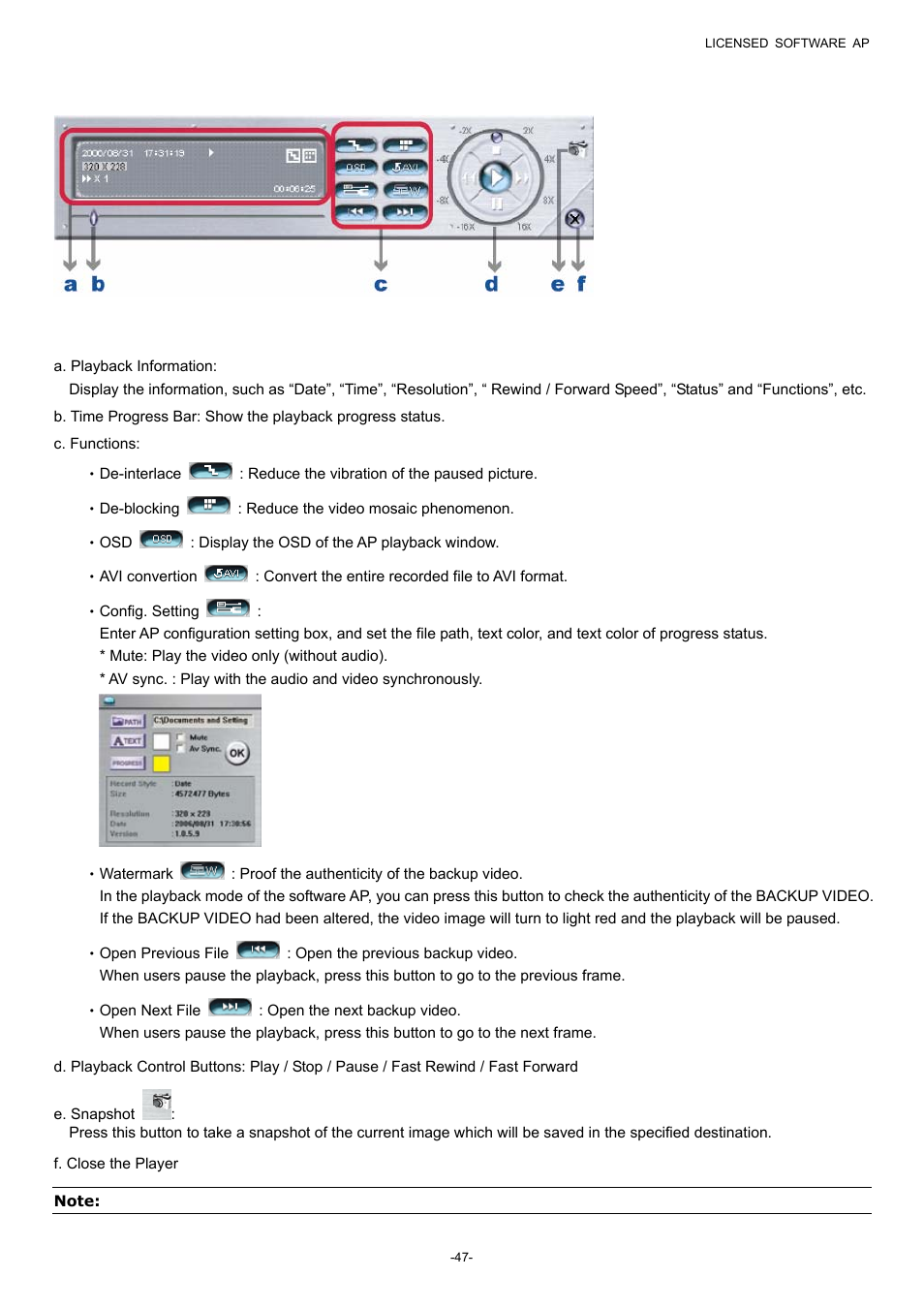 4 playback operation, 1 ap playback functions | Planet Technology DVR-860 User Manual | Page 53 / 79
