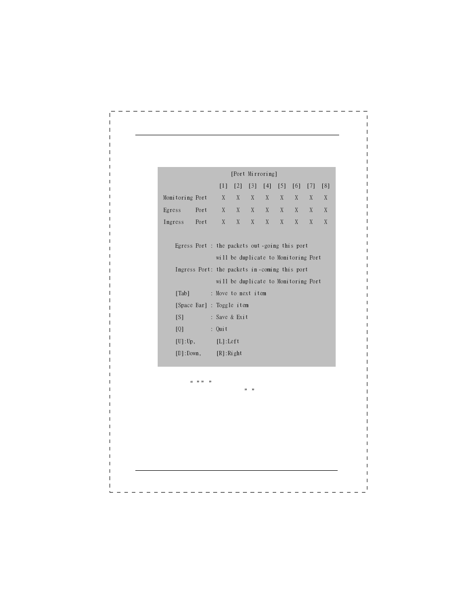 8 submenu: (5) port mirroring | Planet Technology GSW-601S User Manual | Page 24 / 37