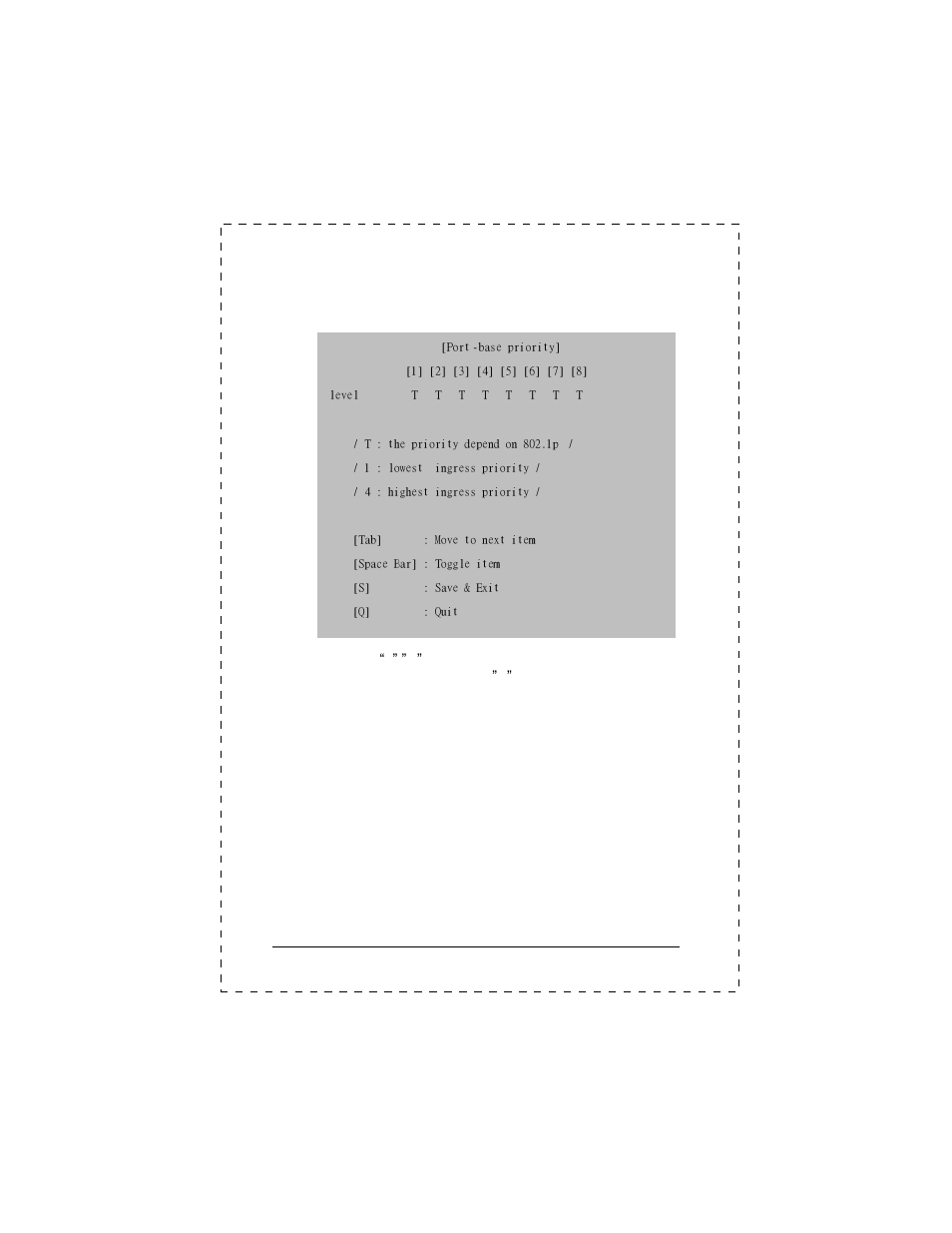 9 submenu: (6) port-base priority | Planet Technology GSW-601S User Manual | Page 25 / 37