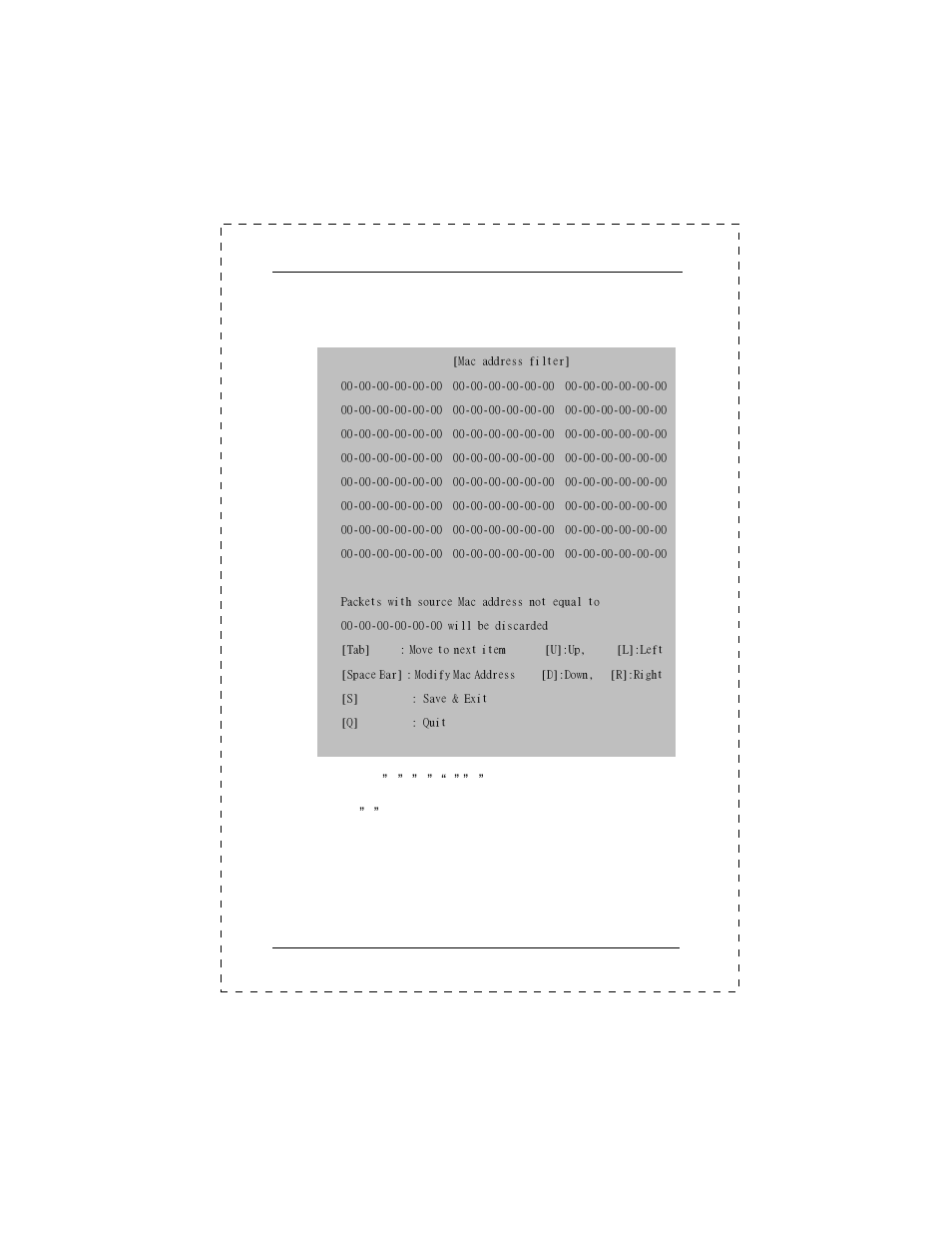 10 submenu: (7) mac address filter | Planet Technology GSW-601S User Manual | Page 26 / 37