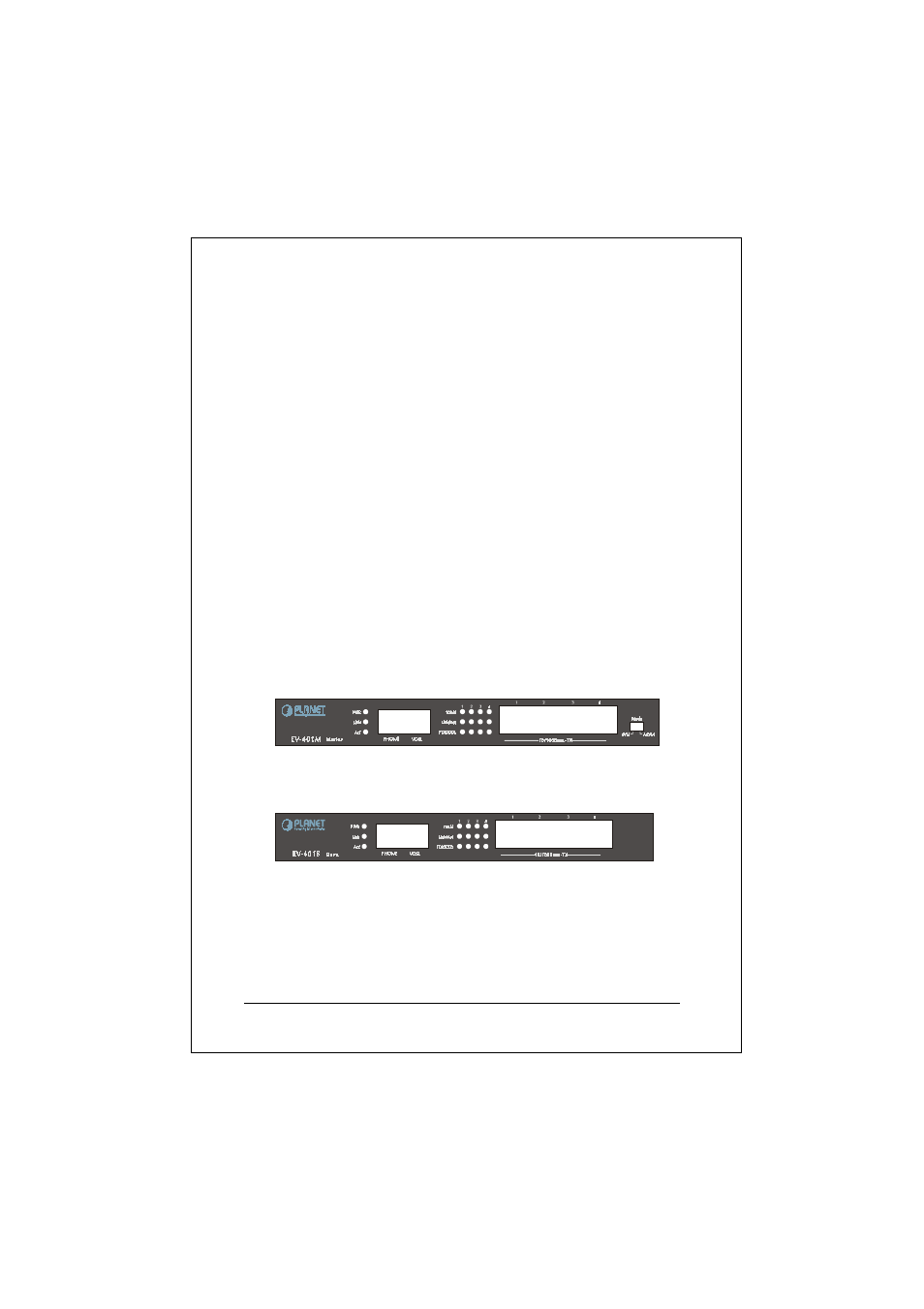 Hardware description | Planet Technology Ethernet Over VDSL Converter EV-401S User Manual | Page 11 / 23