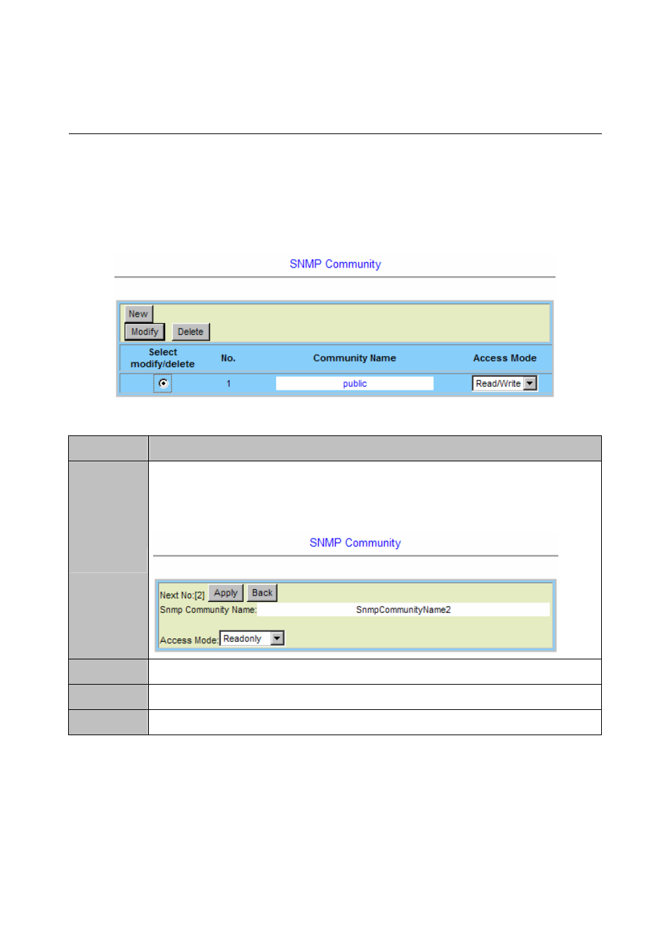 6 snmp, 1 snmp community | Planet Technology IDL-2402 User Manual | Page 168 / 375