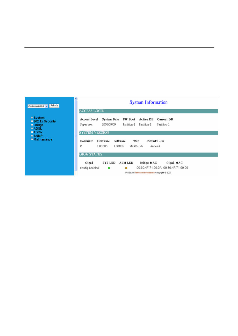 1 system, 1 system information | Planet Technology IDL-2402 User Manual | Page 62 / 375