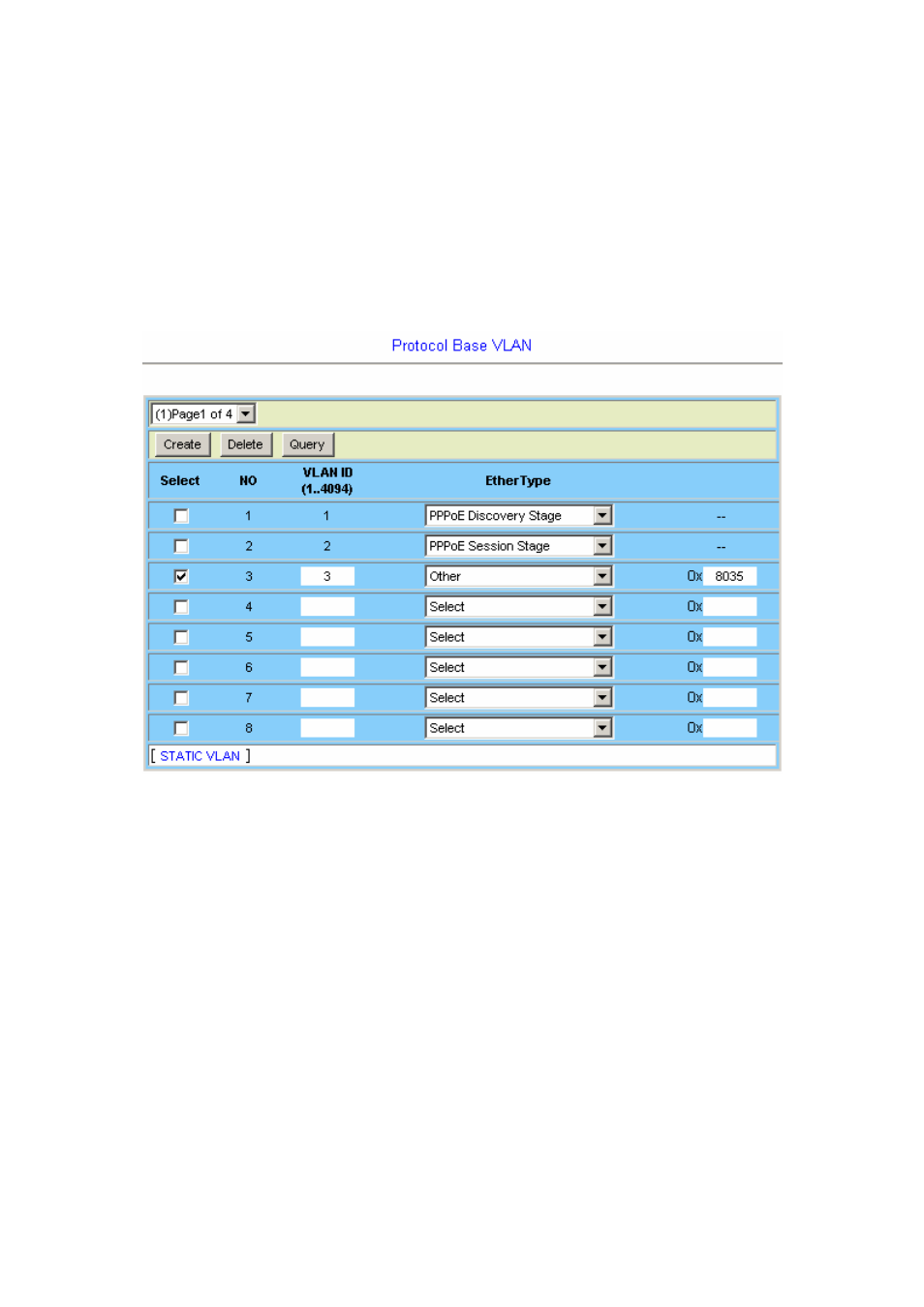 2 protocol base vlan | Planet Technology IDL-2402 User Manual | Page 94 / 375