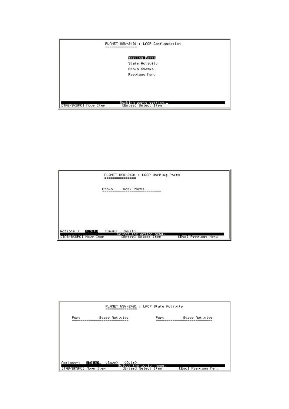 3-1 working ports, 3-2 state activity | Planet Technology WSW-2401 User Manual | Page 29 / 78