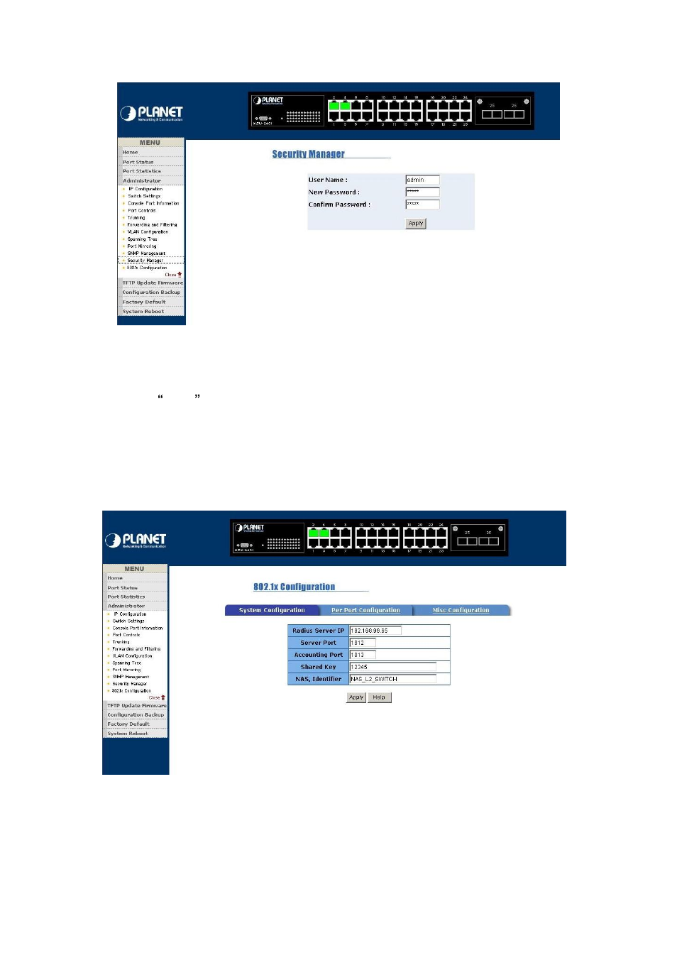 Planet Technology WSW-2401 User Manual | Page 54 / 78