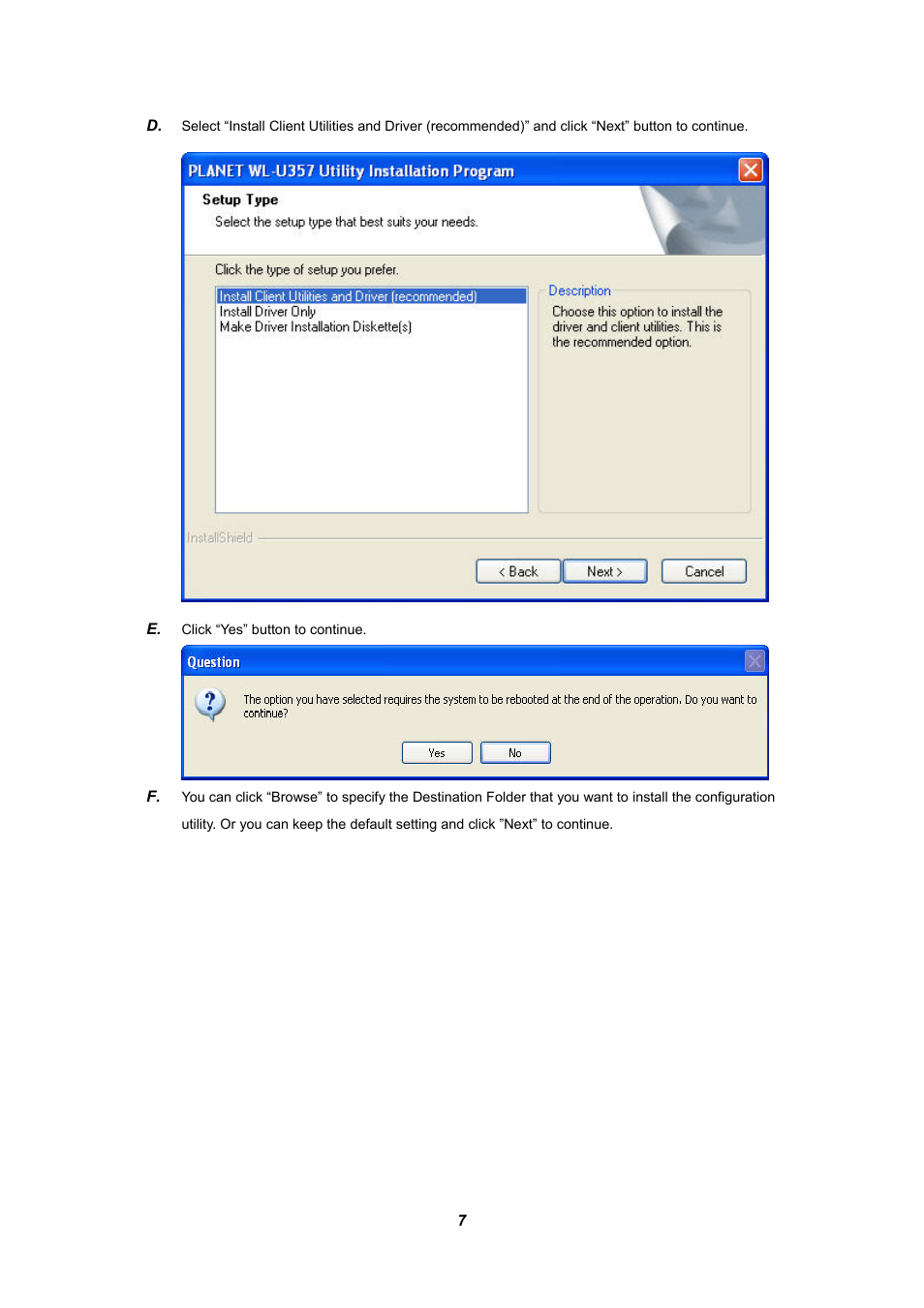 Planet Technology WL-U357 User Manual | Page 11 / 35