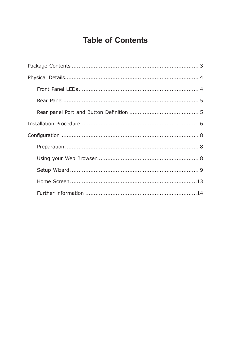 Planet Technology 802.11n Wireless ADSL 2/2+ Router ADN-4000 User Manual | Page 2 / 16