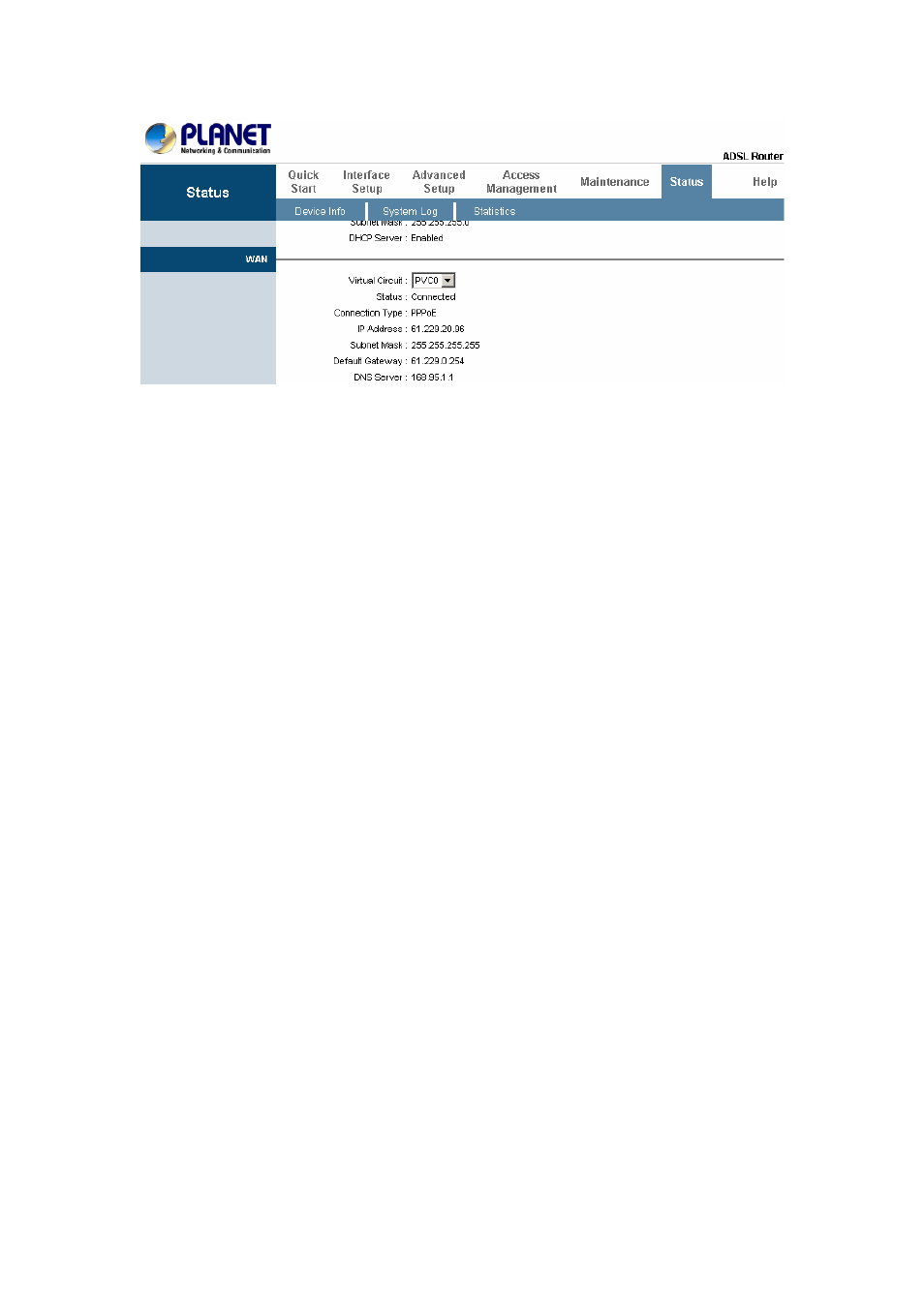 3 dns | Planet Technology ADSL 2/2+ Router ADE4400v2 User Manual | Page 36 / 55