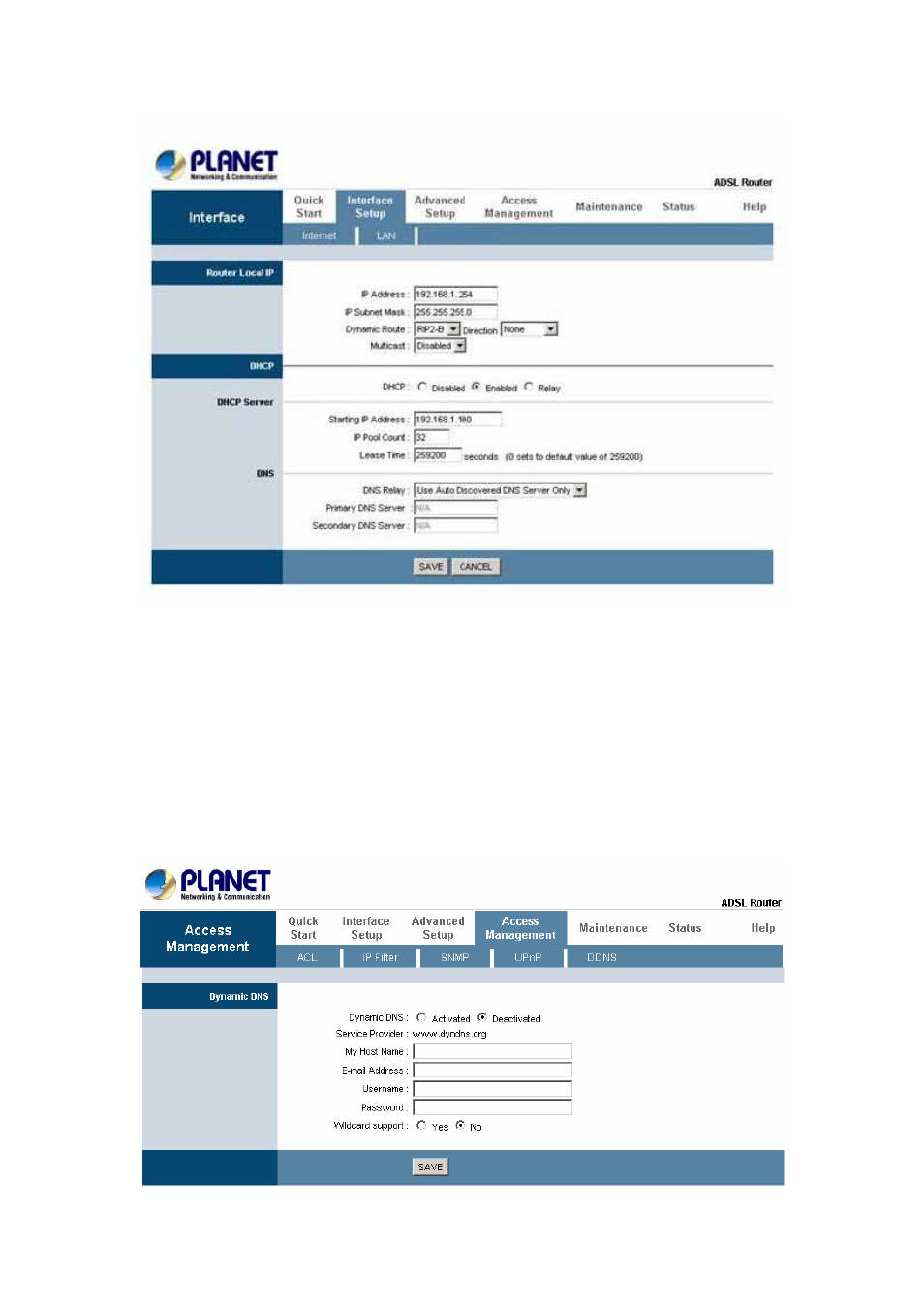 4 ddns | Planet Technology ADSL 2/2+ Router ADE4400v2 User Manual | Page 37 / 55