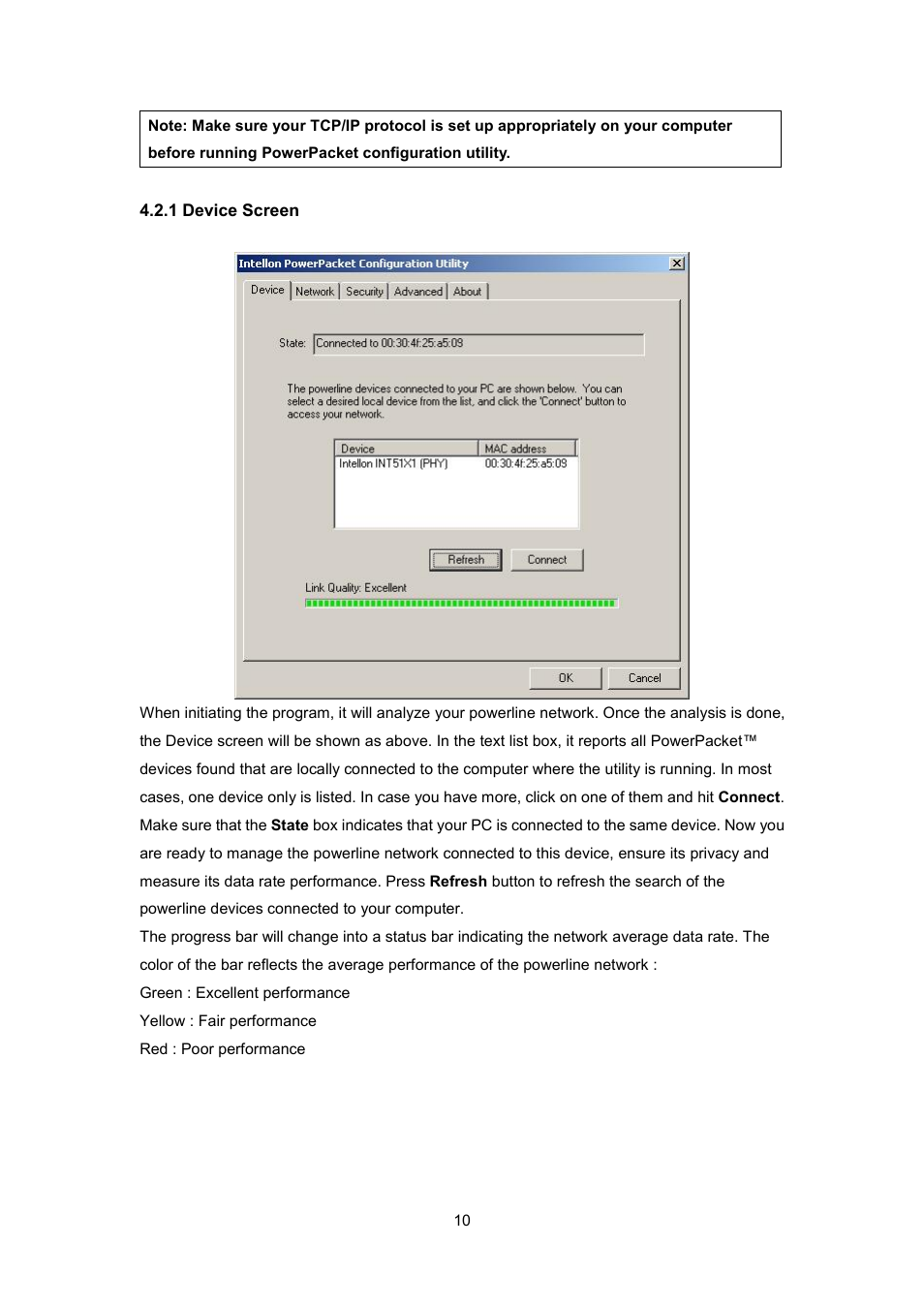 1 device screen | Planet Technology PL-401E User Manual | Page 13 / 19