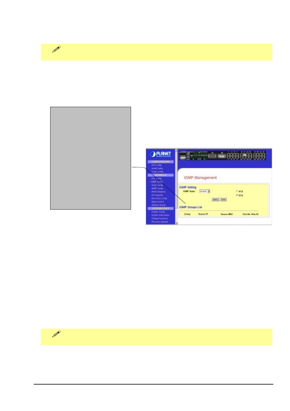 8 igmp, 1 igmp management, 2 definition on igmp v1.0 and v2.0 | Planet Technology SGSW-2402 User Manual | Page 19 / 63