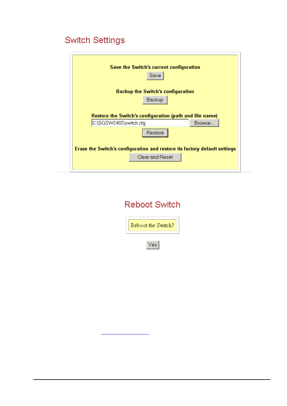 4 clear and reset | Planet Technology SGSW-2402 User Manual | Page 40 / 63