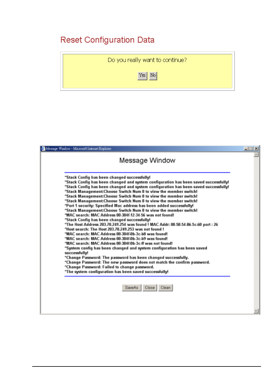 22 message windows | Planet Technology SGSW-2402 User Manual | Page 41 / 63