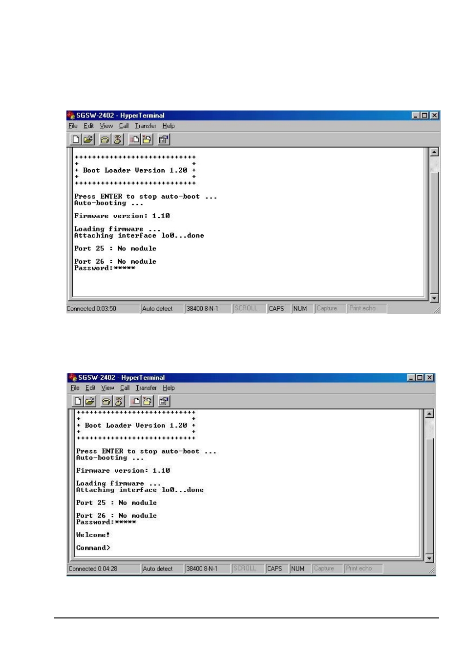 2 logging on to the switch | Planet Technology SGSW-2402 User Manual | Page 45 / 63