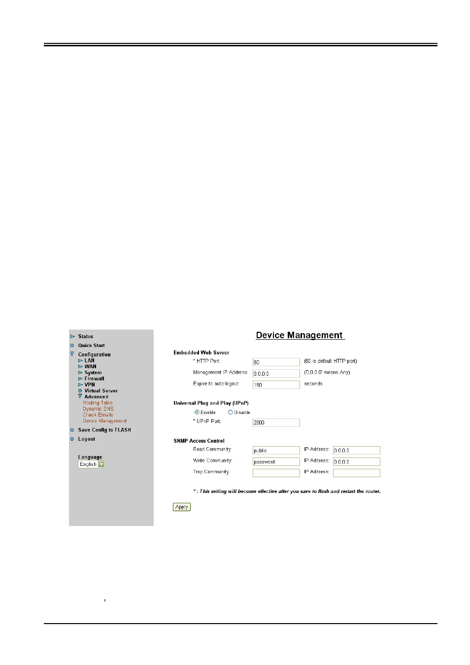 4 device management | Planet Technology ADSL VPN/Firewall Router ADW-4200 User Manual | Page 75 / 80