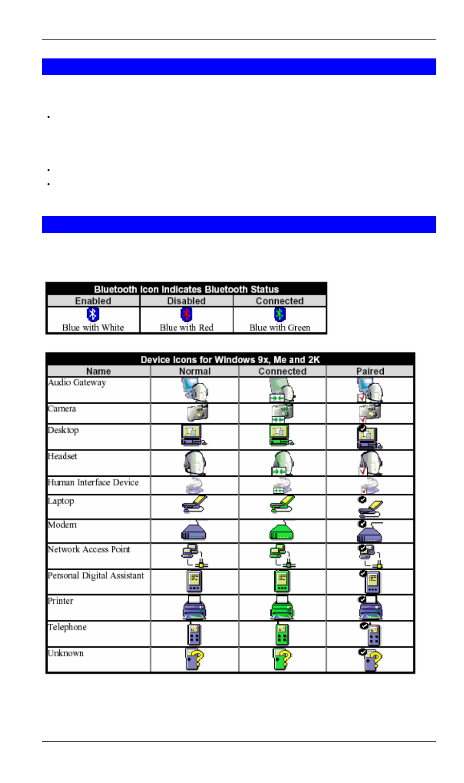 3 access my bluetooth places, 4 icon used for bluetooth devices and services | Planet Technology BT-420U User Manual | Page 18 / 54