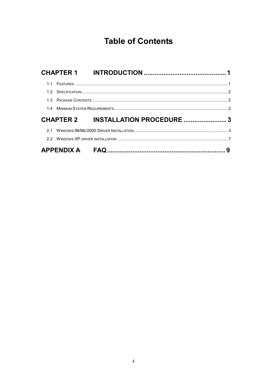 Planet Technology UE-9521 User Manual | Page 4 / 13