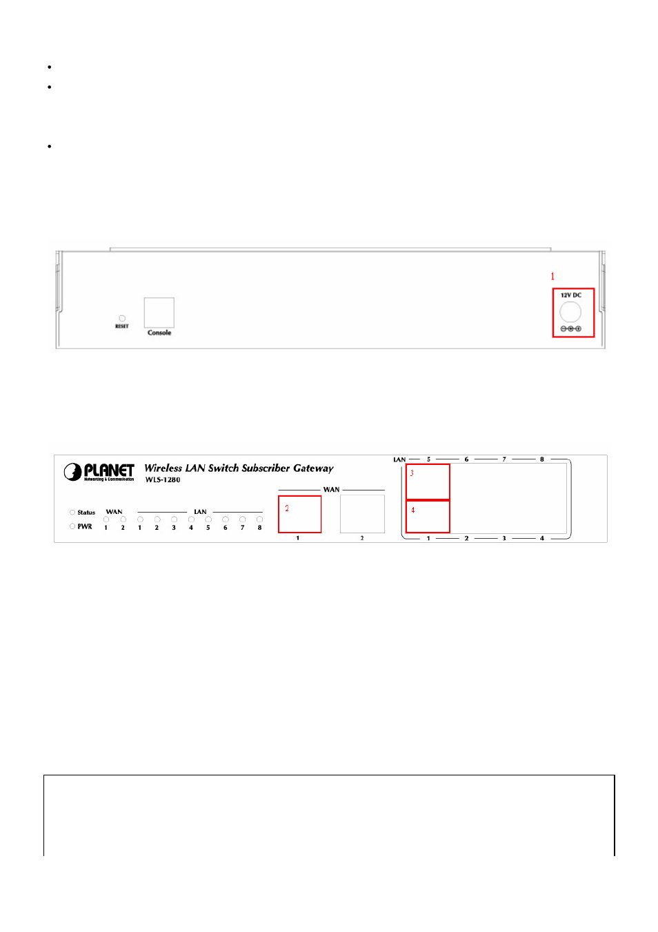 Installation steps, 4 installation steps | Planet Technology WLS-1280 User Manual | Page 13 / 152