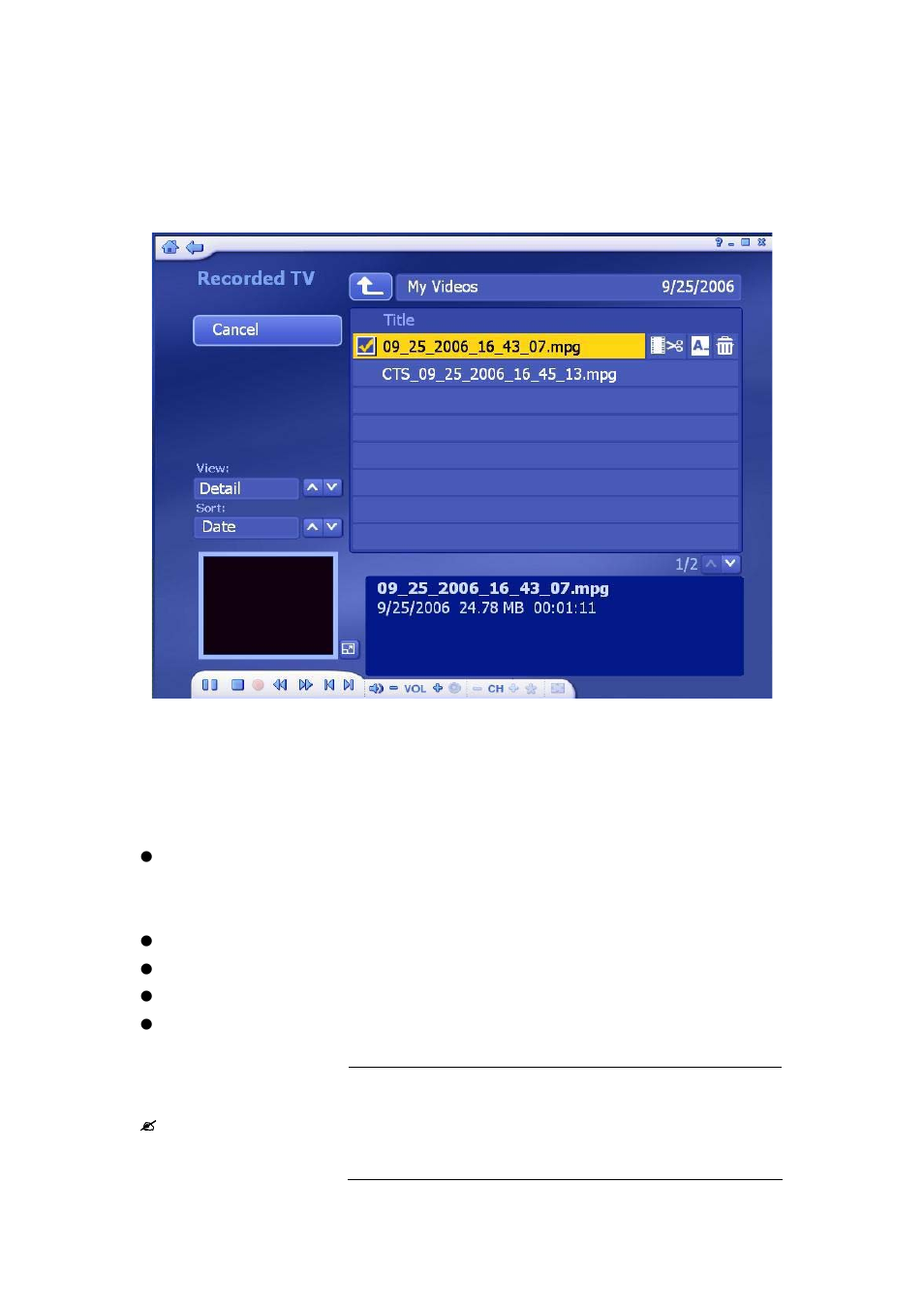 7 recorded tv | Planet Technology DTR-100D User Manual | Page 42 / 79