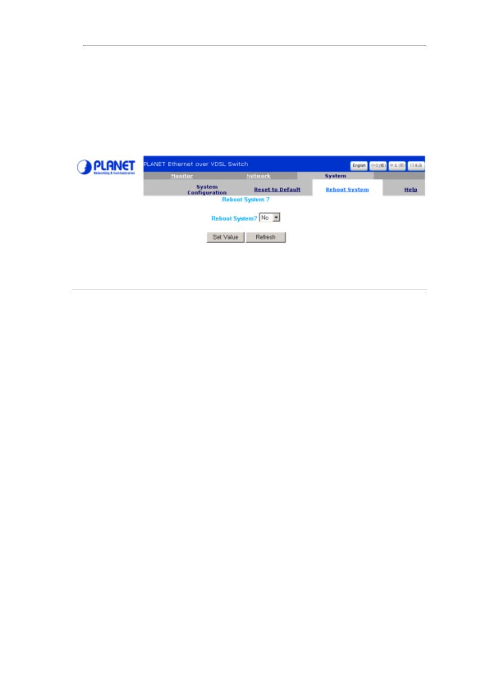 4 network configuration, 1 protocol control | Planet Technology VC-412 User Manual | Page 19 / 46