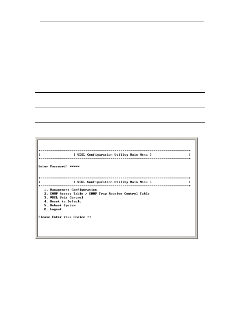 Commands for console and telnet, 1 main menu selections, 2 management configuration | Planet Technology VC-412 User Manual | Page 23 / 46