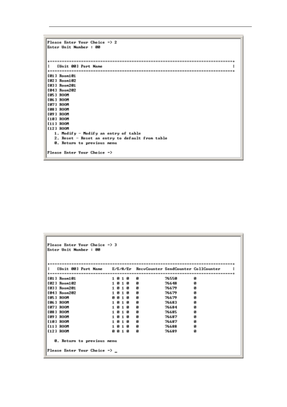 3 display all ports status of unit | Planet Technology VC-412 User Manual | Page 31 / 46