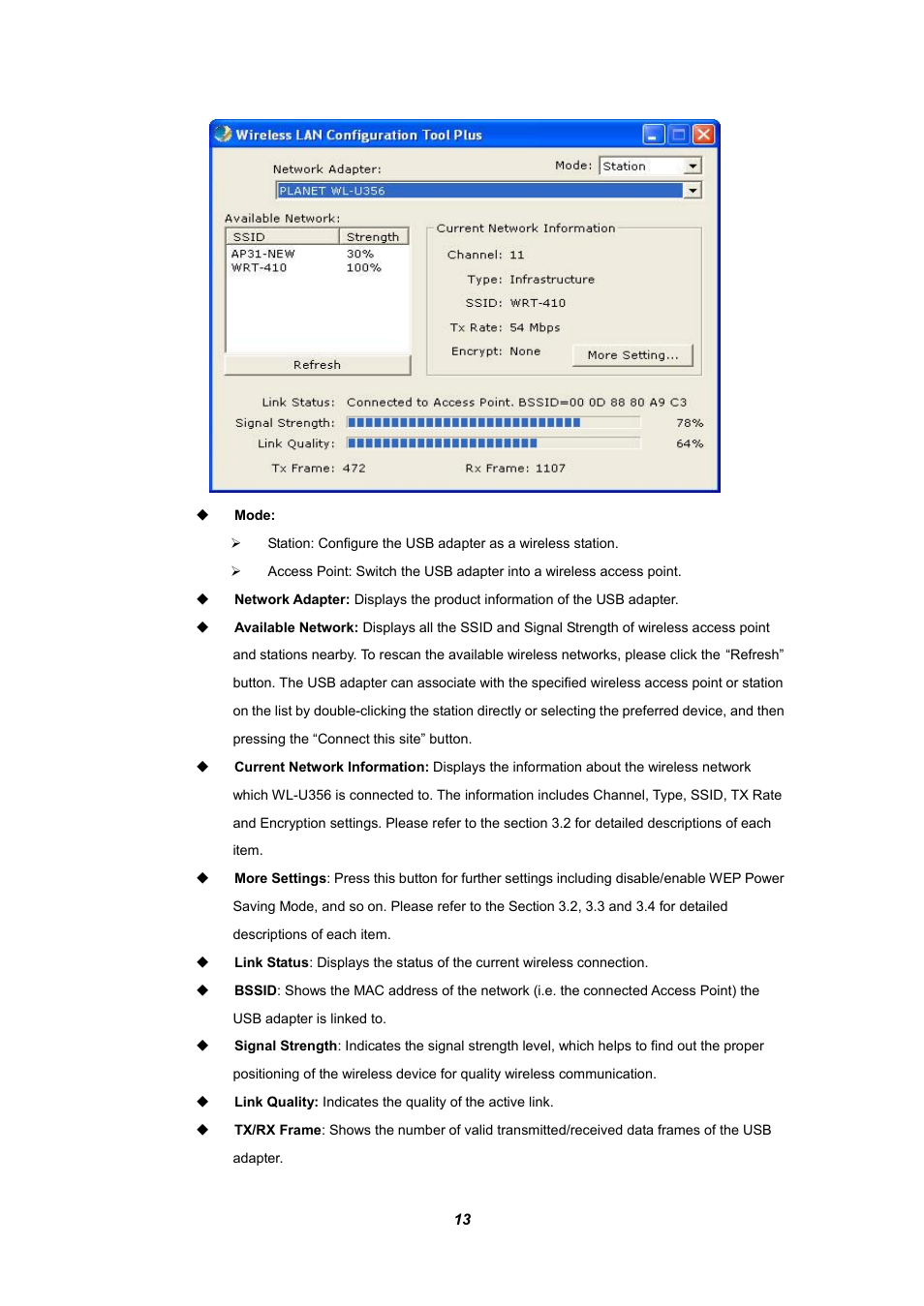 Planet Technology WL-U356 User Manual | Page 17 / 28