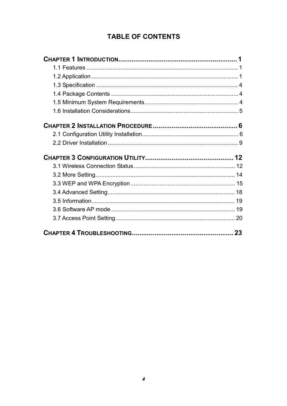 Planet Technology WL-U356 User Manual | Page 4 / 28