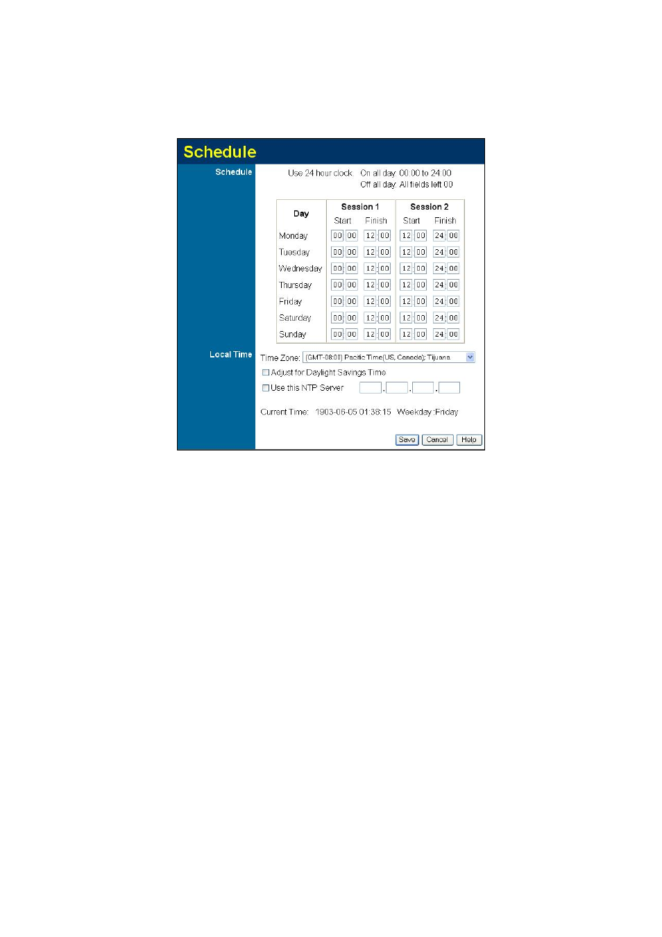 9 schedule, 7 administratoin, Dministratoin | Additional options for advanced users | Planet Technology Pre-N Wireless Router WNRT-610 User Manual | Page 29 / 37