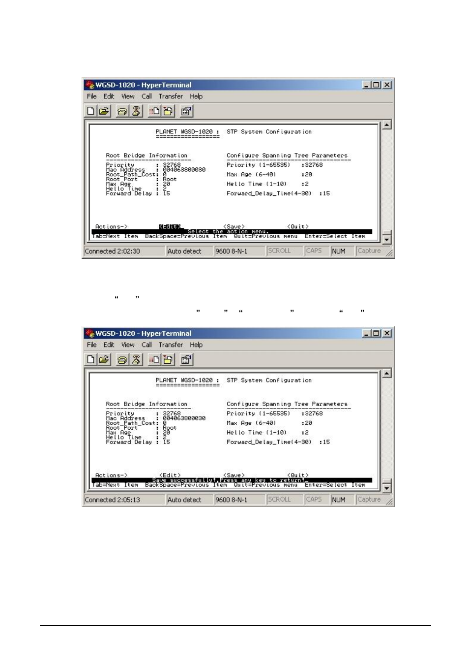 2 system configuration | Planet Technology WGSD-1020 User Manual | Page 39 / 93