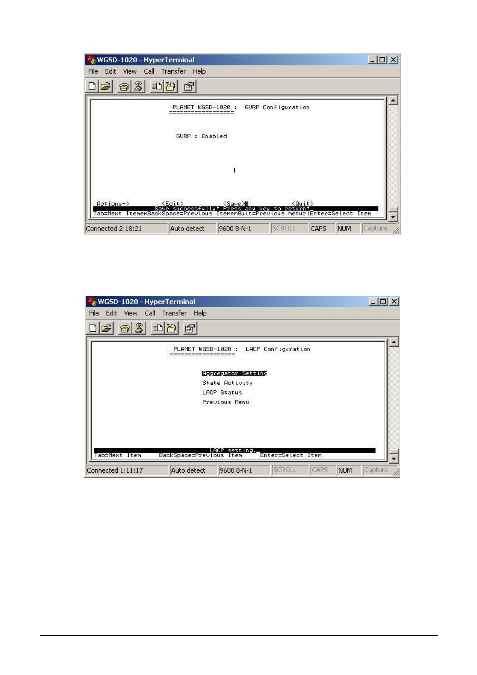 4 lacp | Planet Technology WGSD-1020 User Manual | Page 45 / 93