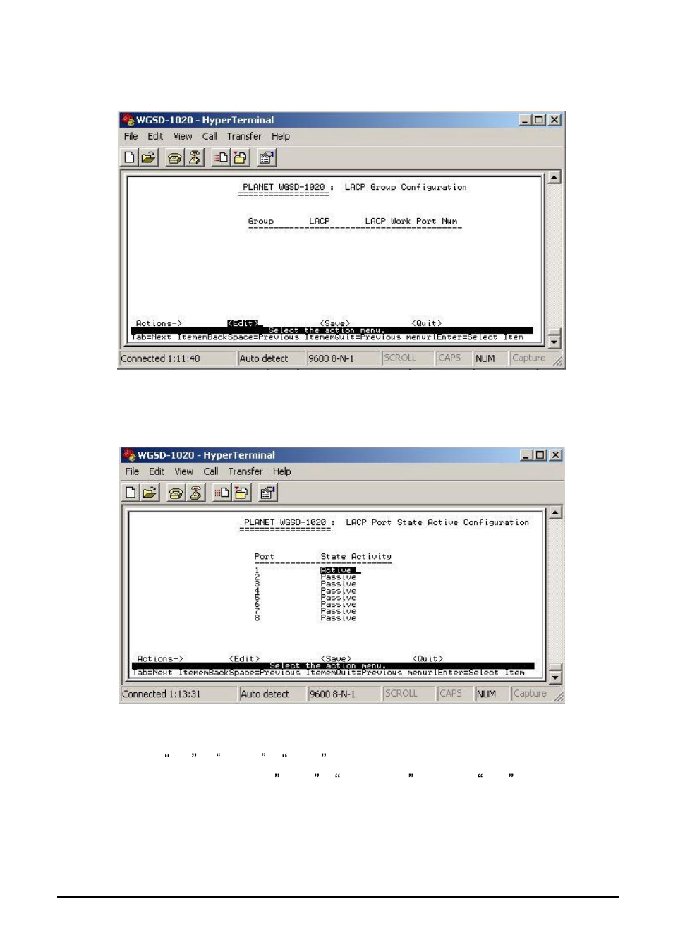 1 aggregator settings, 2 state activity | Planet Technology WGSD-1020 User Manual | Page 46 / 93