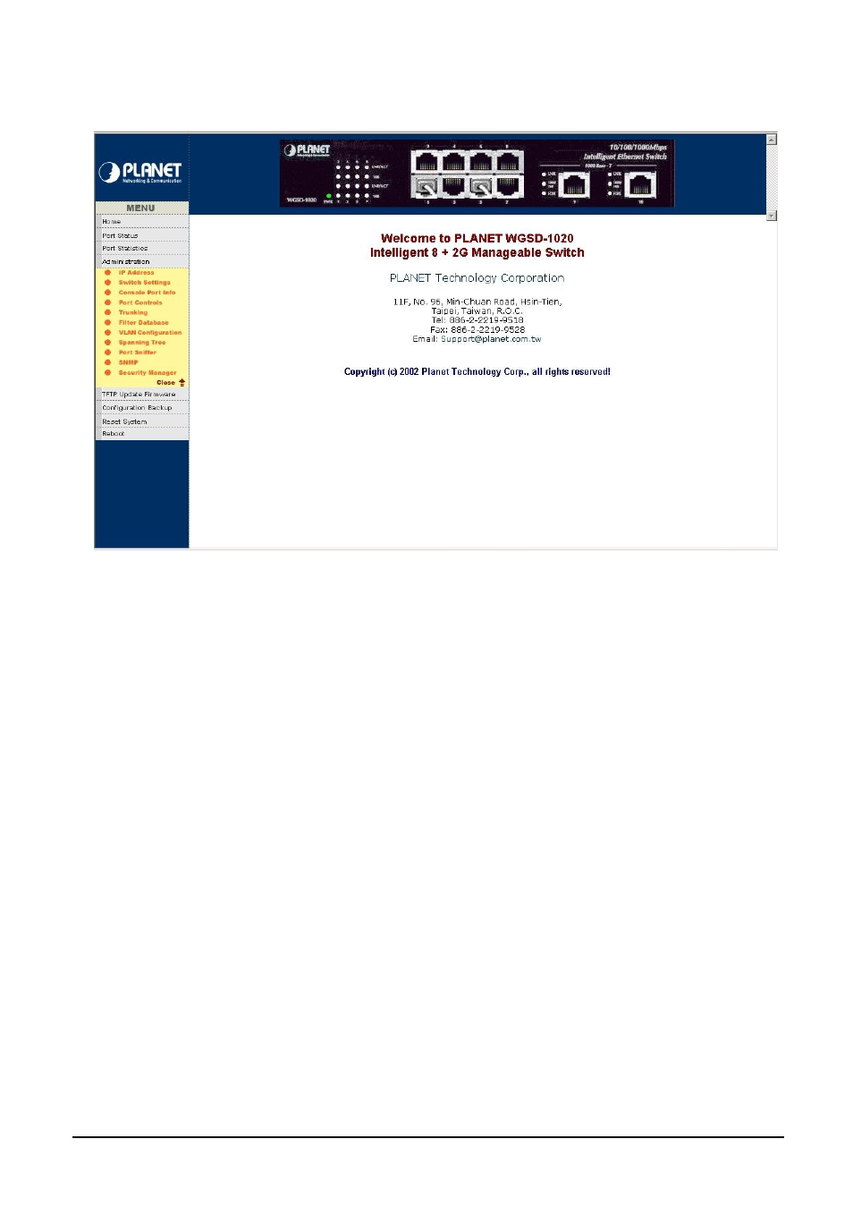 4 administrator | Planet Technology WGSD-1020 User Manual | Page 54 / 93